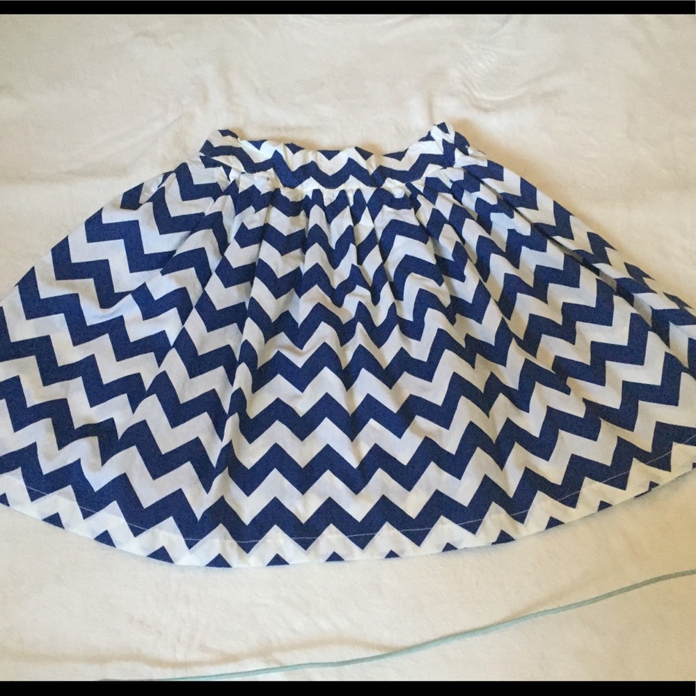 Chevron skirt